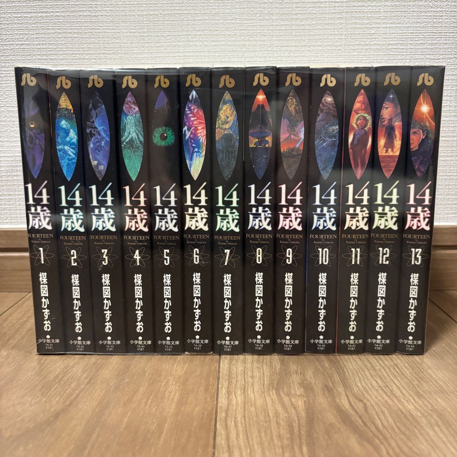 14歳 楳図かずお 文庫 全巻 セット