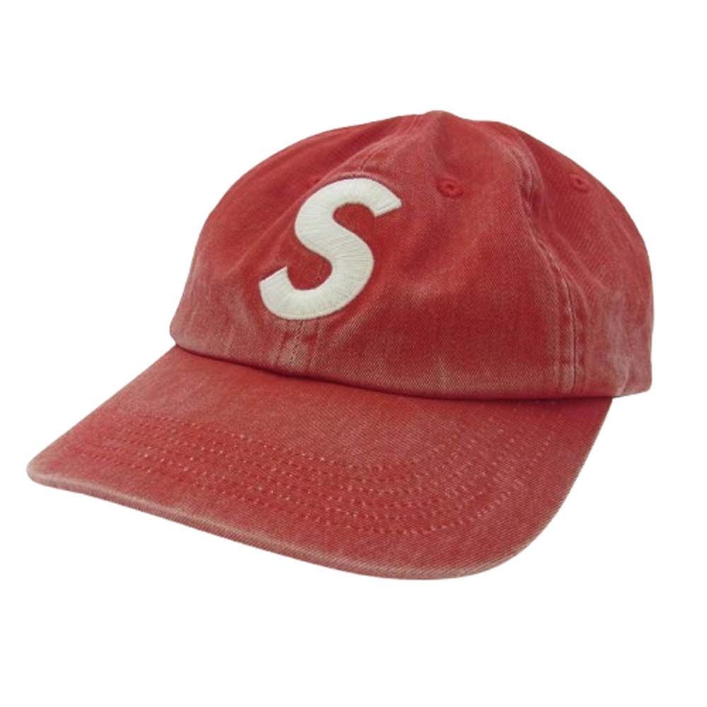 Supreme シュプリーム 25SS Pigment Coated S Logo 6Panel CAP ピグメント コーテッド Sロゴ 6パネル キャップ レッド系