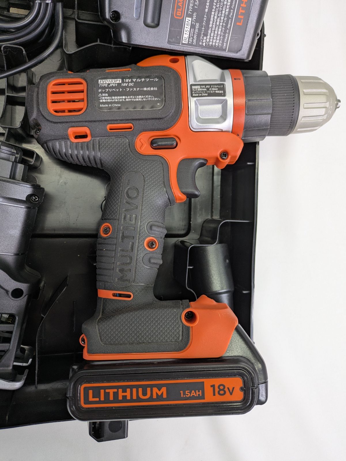 動作良好】BLACK＆DECKER・ブラックアンドデッカー・EVO183B1・マルチ