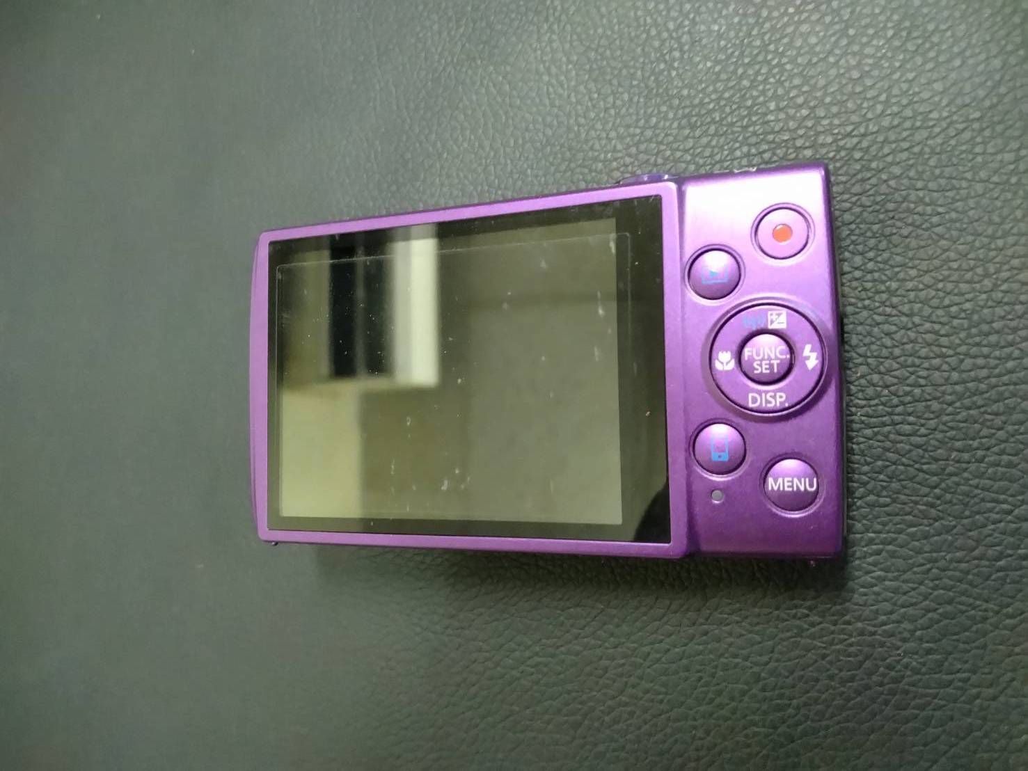 Canon IXY 630 (パープルカラー) + Canon専用ケース（赤色