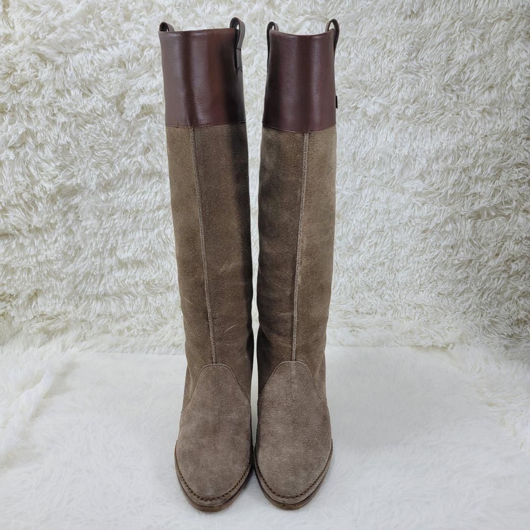 ロングブーツ ブラウン