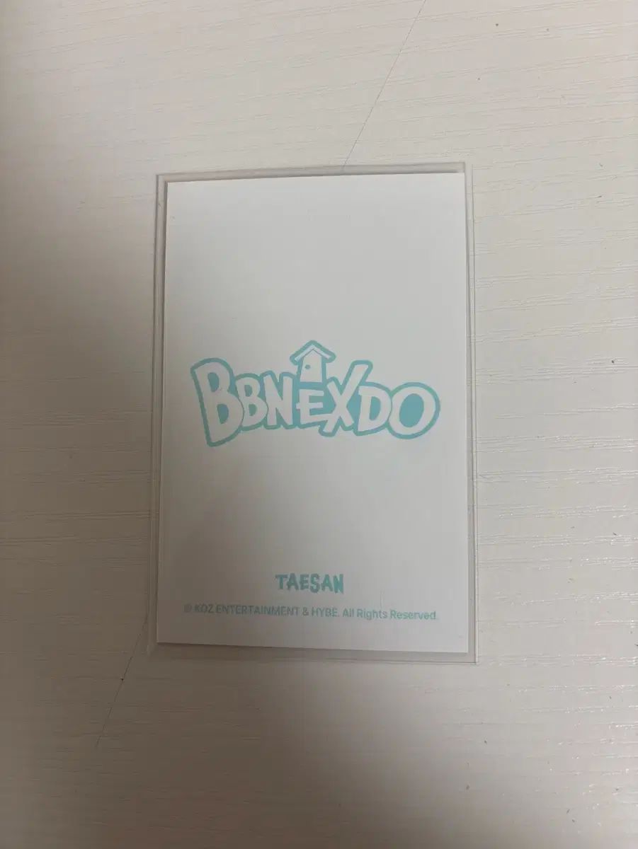 BOYNEXTDOOR(ボイネク) テサン(TAESAN) プネクド ポップアップ トレカ
