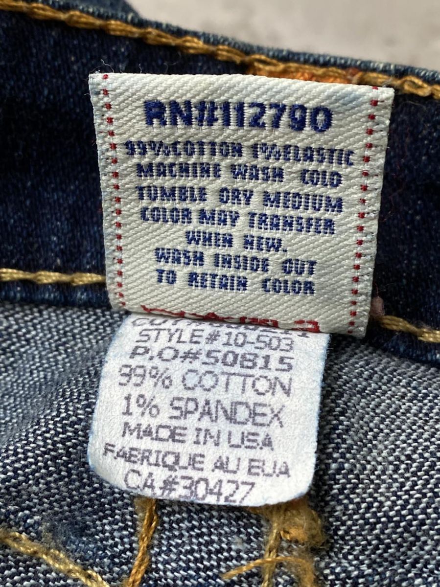【トゥルーレリジョン】ローライズブーツカットフレアデニム USA製27 股上浅め TRUE RELIGION トゥルーレリジョン ブーツカット フレア