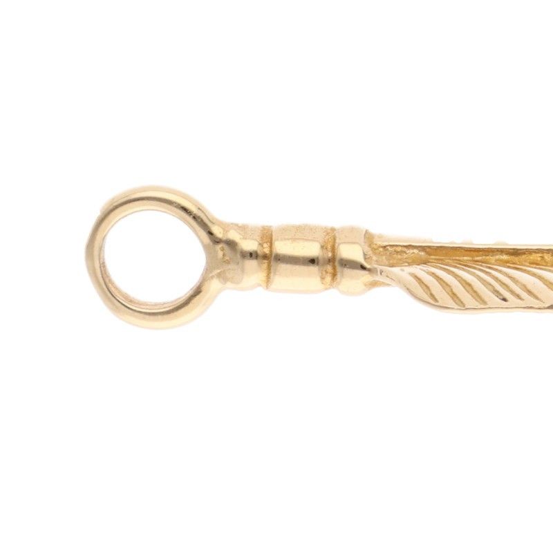 REDMAN (レッドマン) 先金フェザー 大 右向き ペンダント ネックレス