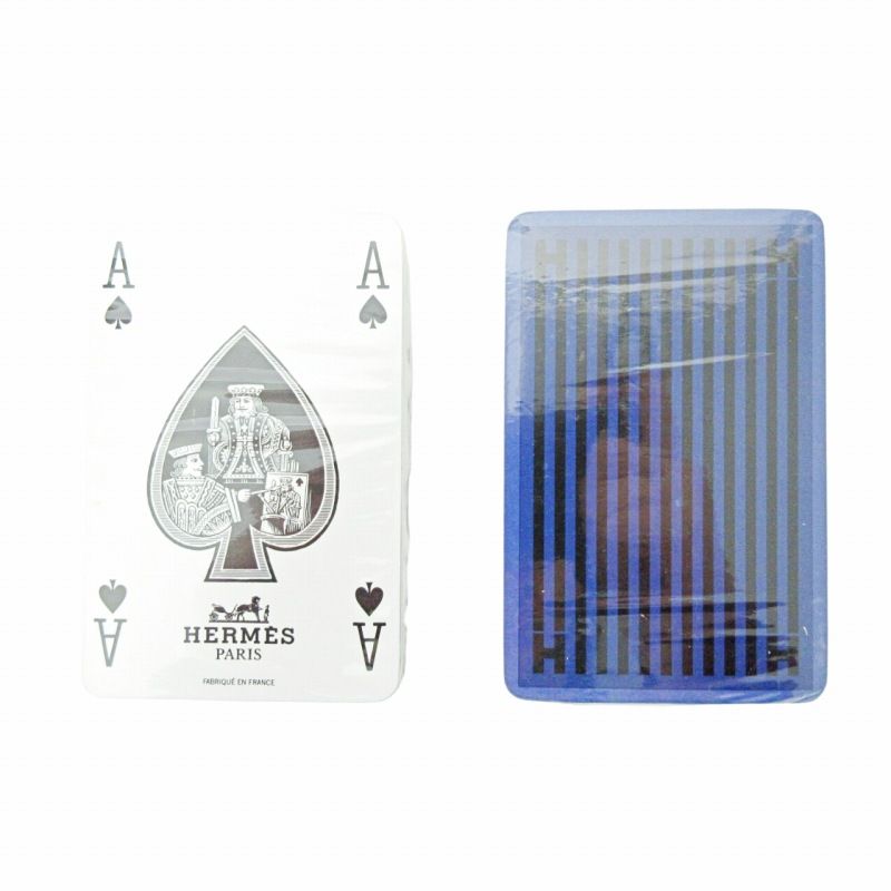 エルメス HERMES トランプ カードゲーム 2セット 箱付き 青 赤 0416 - メルカリ