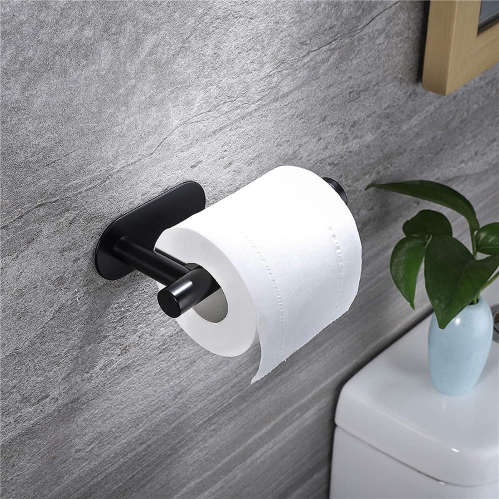 Amazon.co.jp: 浴室と浴室用無孔トイレットペーパーホルダー