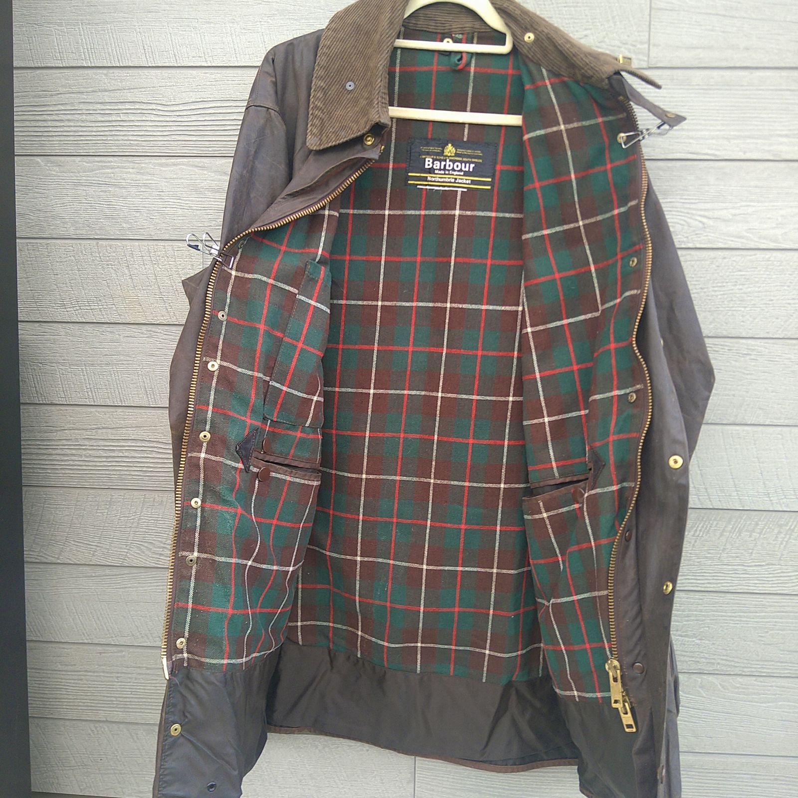 80s 1984 c40 Barbour northumbria ノーザンブリア ブラウン ラ