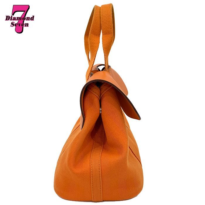 中古】HERMES エルメス ヴァルパライソPM □O オレンジ