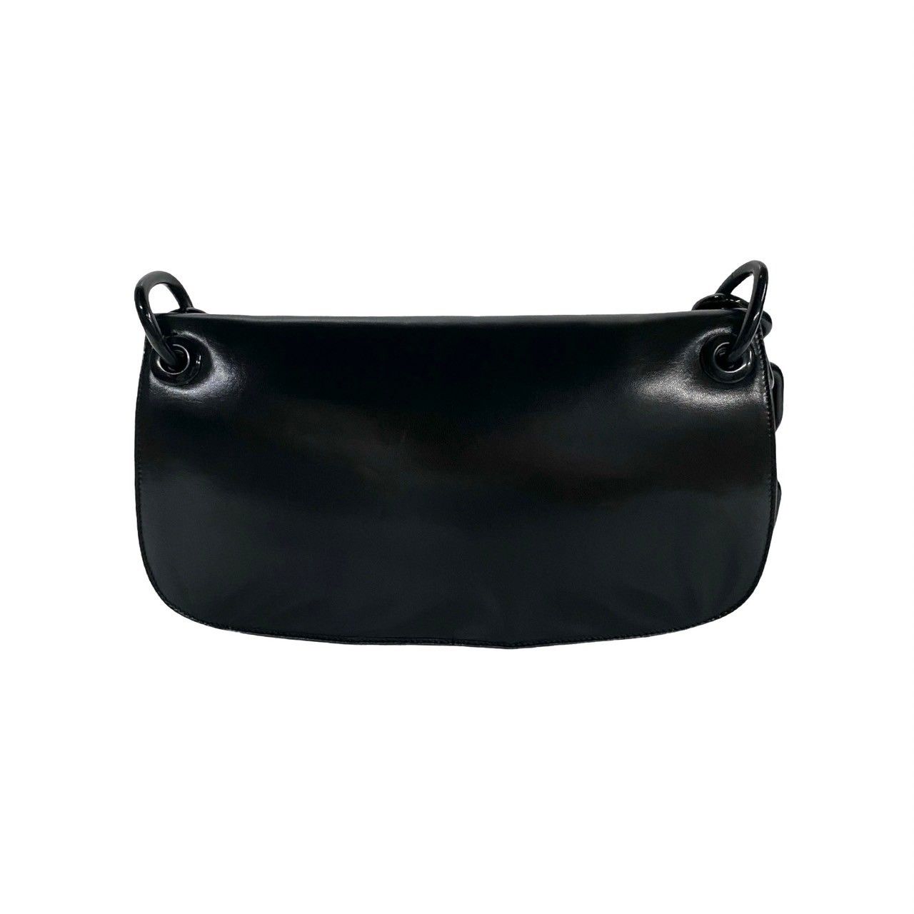 極美品】PRADAプラダワンショルダーバッグプラスチックハンドル