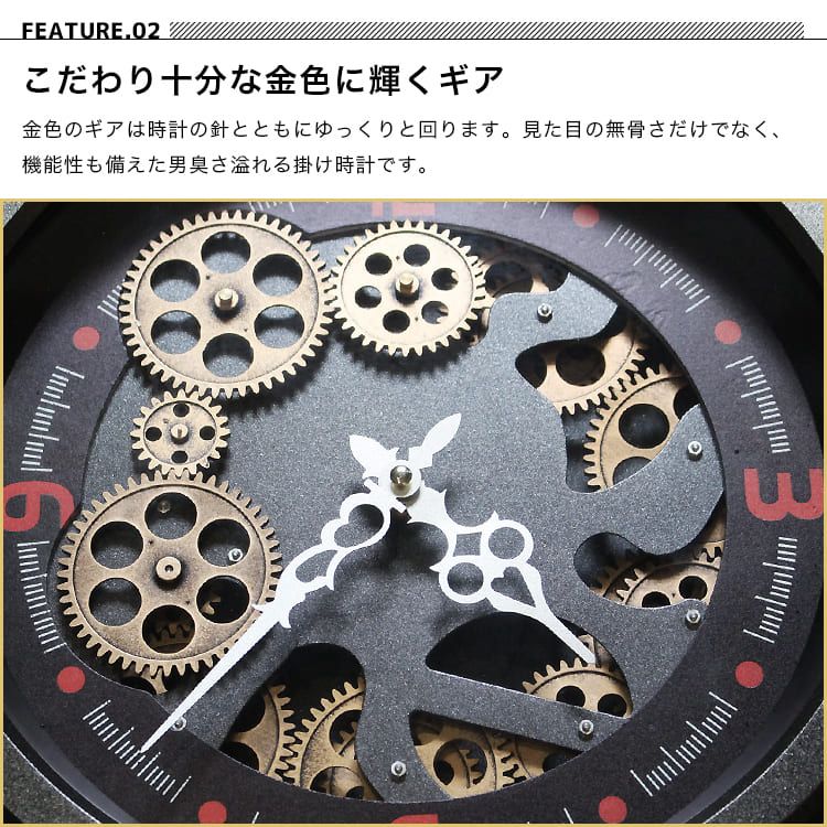 四角 カラフル ウォールクロック 壁掛け時計 壁掛け インダストリアル