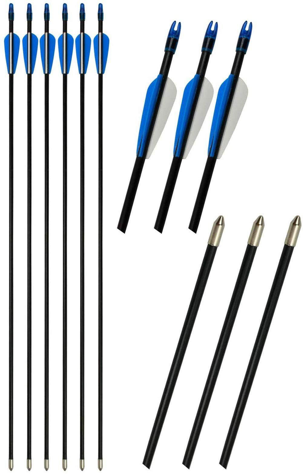 矢6本とターゲット紙２枚付属