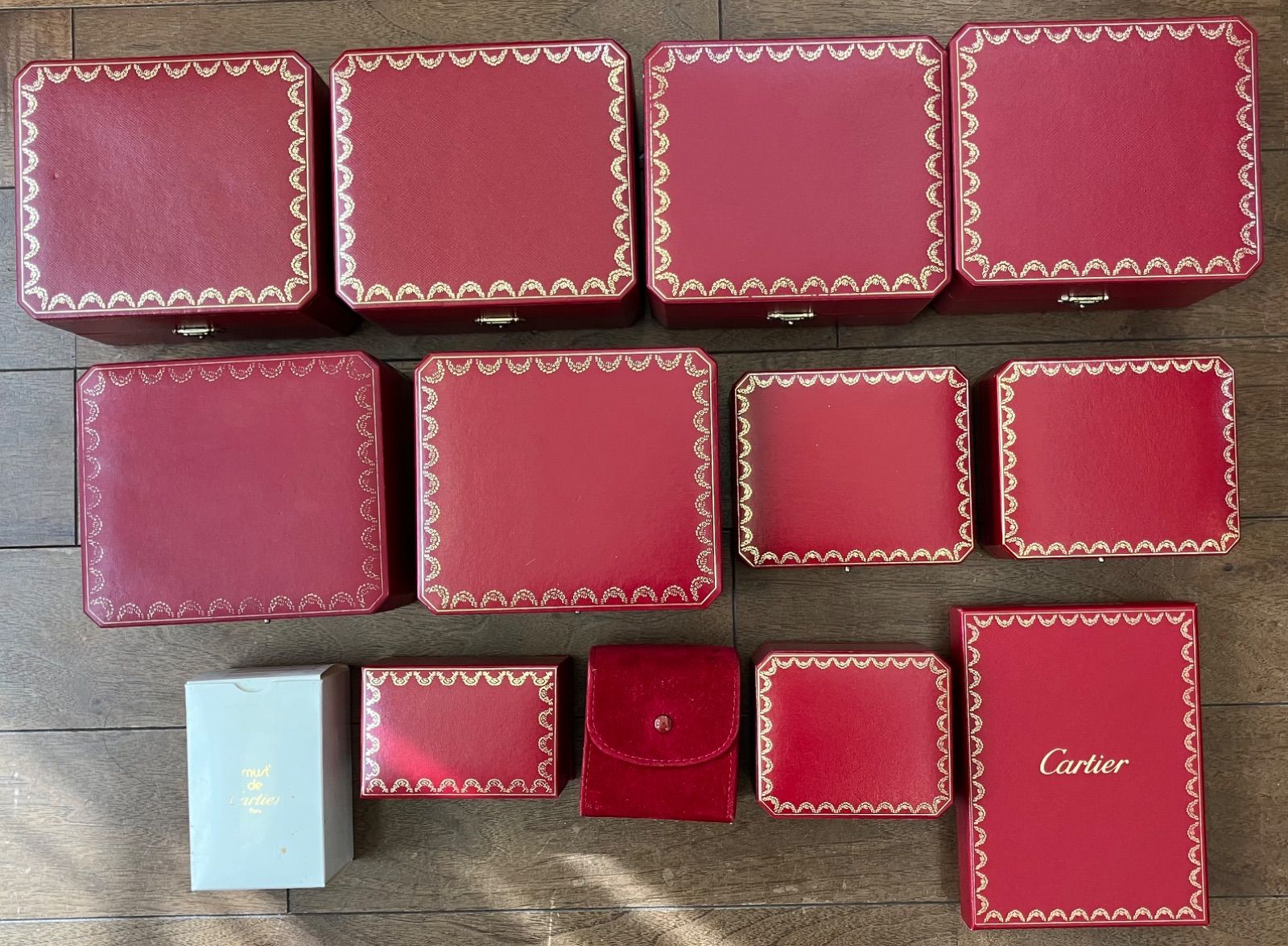 カルティエ Cartier 時計の空箱 ケース 12点セット