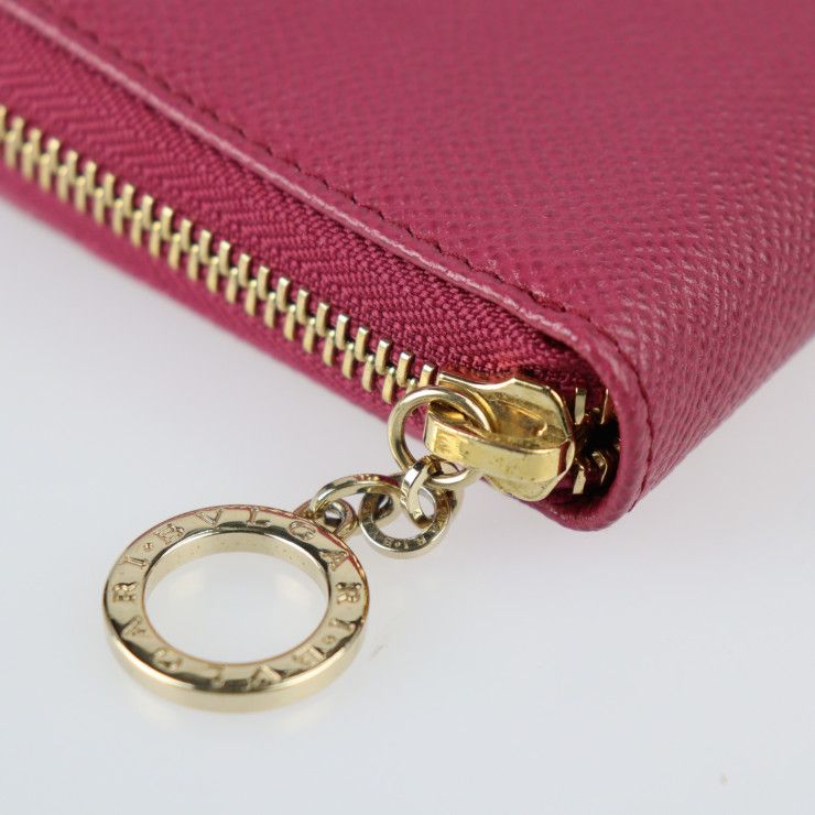 BVLGARI ブルガリ ブルガリブルガリ 長財布 286311 レザー HEATHER