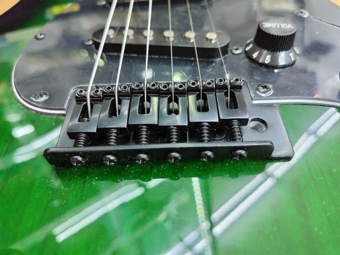 緑 selder ベース J040 スタンドetc 付き SELDER エレキギター