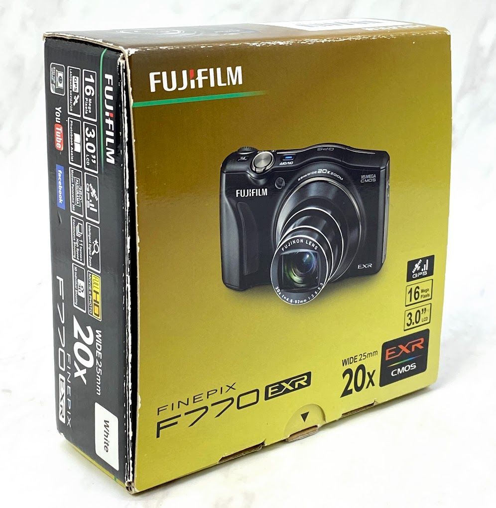 FUJIFILM デジタルカメラ FinePix F770EXR 光学20倍 ホワイト F FX-F770EXR WH A0214 0403ML003  0120240318101249 - メルカリ