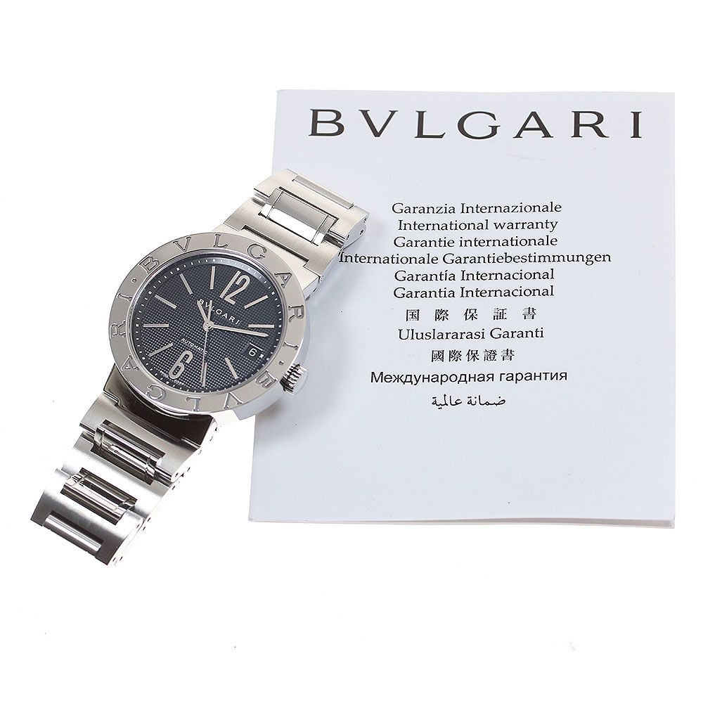 ブルガリ BVLGARI BB38SSAUTO ブルガリブルガリ デイト 自動巻き 