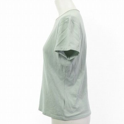 【美品】ロエベ LOEWE Tシャツ 半袖 ロゴ ホワイト グリーン ロエベ LOEWE 美品 Tシャツ カットソー 半袖 緑 ミントグリーン