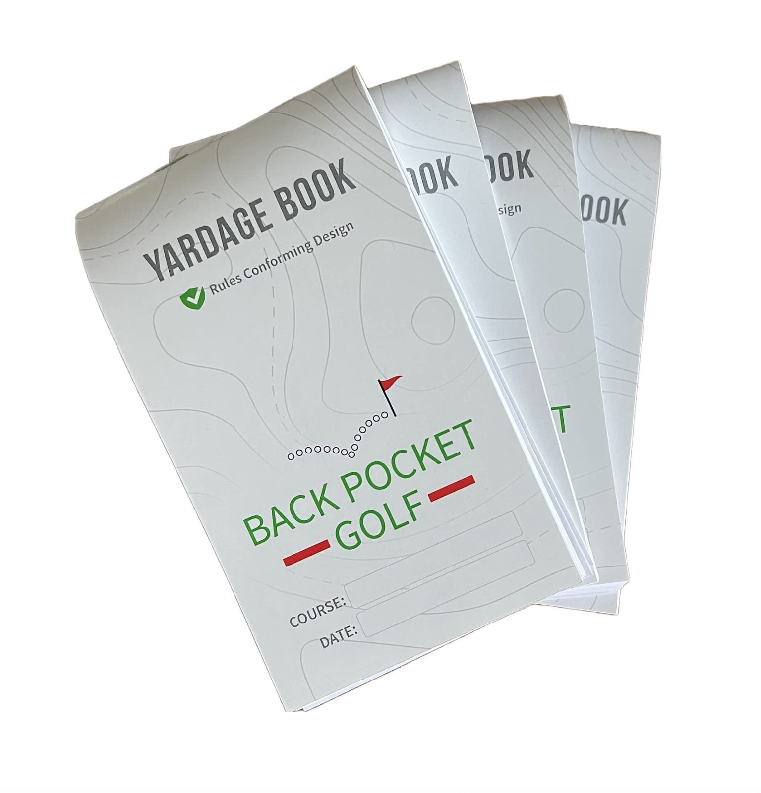  バックポケット ゴルフ ヤーデージブック - USGA準拠 アメリカ製 トーナメントプレーヤーの必需品 ヤーデージブックやスコアカードホルダーに簡単に収まります その他 設備 備品