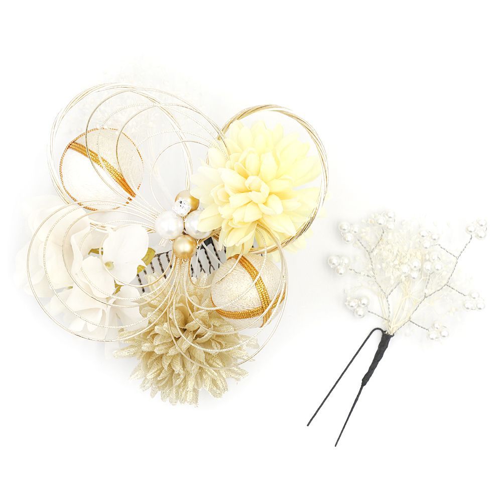 クリスマス 編みプードル/トイプードル ヘアクリップ ヘアゴム