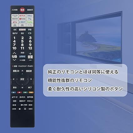 在庫処分】テレビリモコンCT-90499 音声検索対応 fit for
