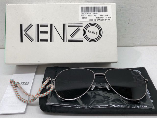 KENZO ケンゾー ティアドロップ サングラス / KZ40094F 14A 63□16 145 【C0301-007】 - メルカリ