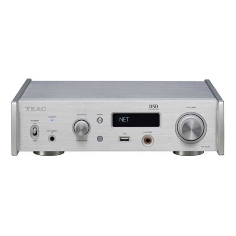 送料無料 ♥ 未開梱 TEAC USB DAC|ネットワークプレイヤー シルバー ハイレゾ対応 NT-505-X|S