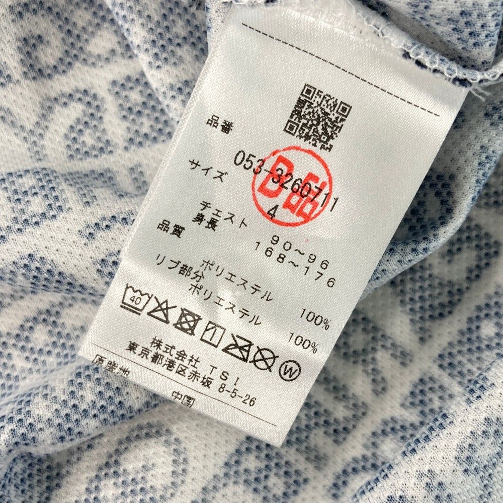 サイズ：4 PEARLY GATES パーリーゲイツ 2023年モデル 半袖
