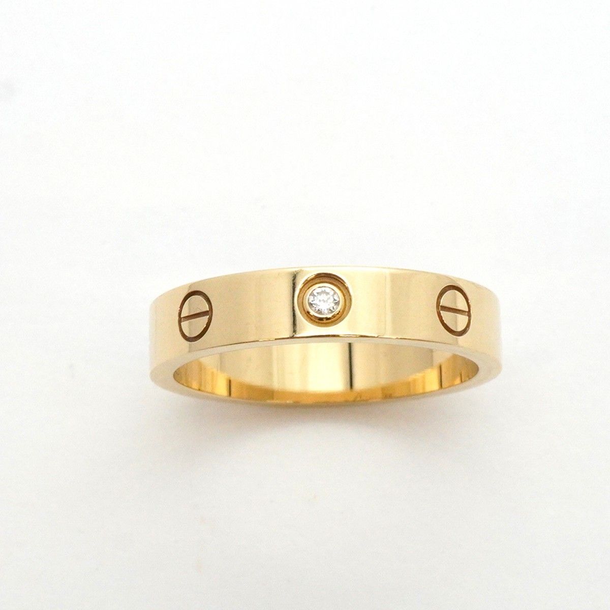 カルティエ(Cartier) カルティエ リング ミニラブ 1PD 18KYG