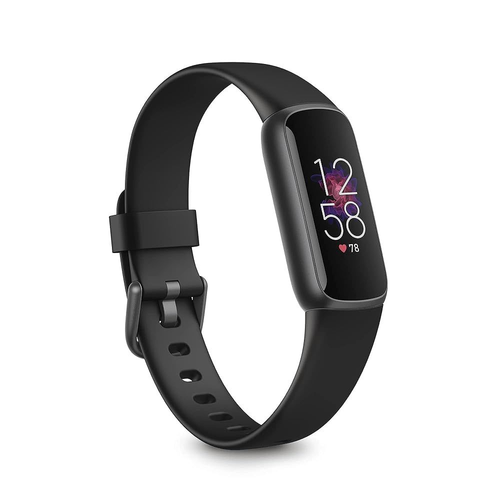 Fitbit Luxe ブラック-グラファイト 日本 メーカー保証1年 最大5日間のバッテリー 月経管理 健康指標ダッシュボード 心拍計測と睡眠スコア 活動量計