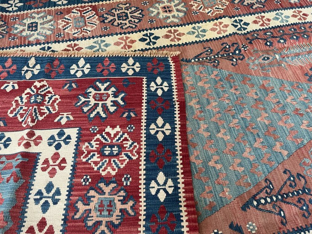 ヴィンテージ ラグ 171×90cm カーペット 絨毯 マット トライバル