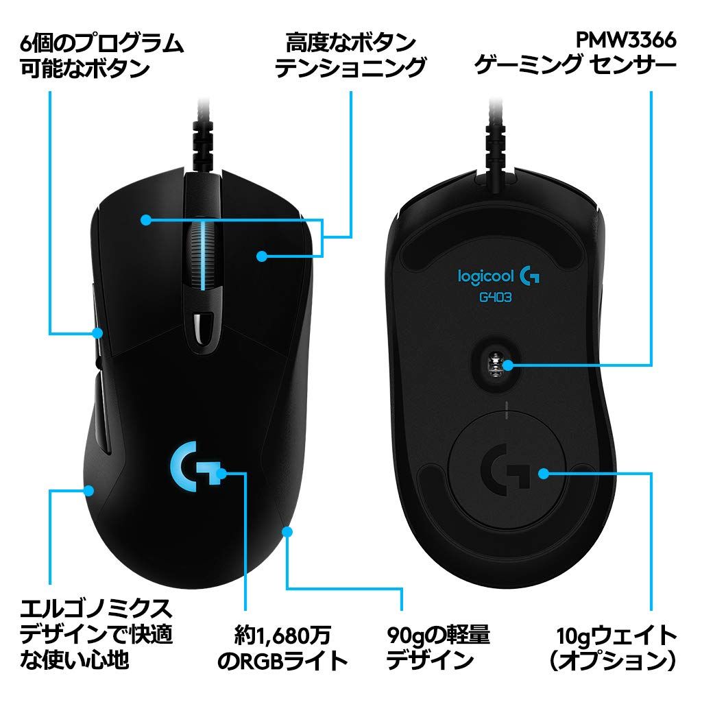 プログラムボタン DPI切り替えボタン