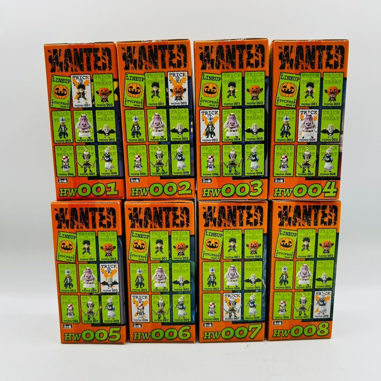 WCF ワンピース HALLOWEEN SPECIAL 全8種 フィギュア まとめ セット