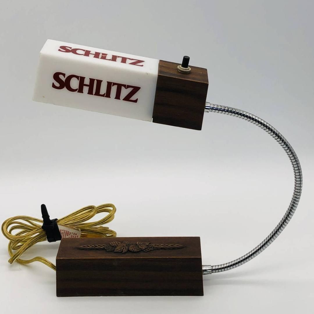 SCHLITZ シュリッツ ビール テーブルランプ ライト サイン ディスク POP_24A