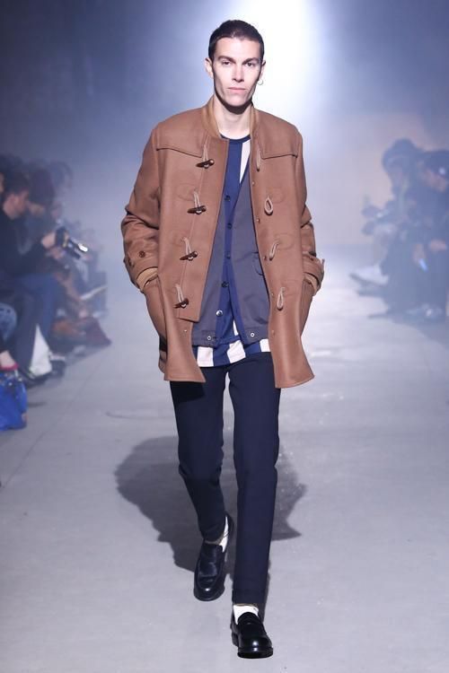 ディスカバード リブネック ダッフル ブルゾン コート 2 M相当 ブラウン