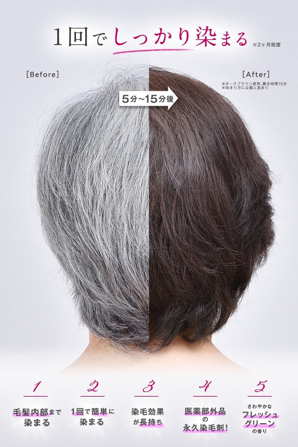 ヘアボーテ エクラ ボタニカル エアカラーフォーム ダーク
