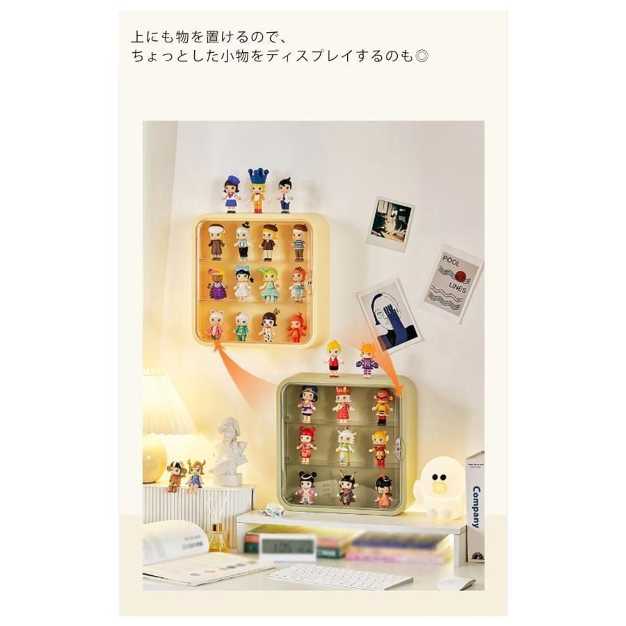 ハローキティ 3段ディスプレイ棚 コレクションケース 飾り棚 白 収納