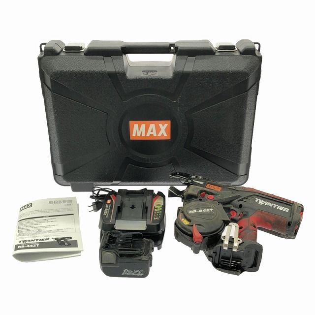 ☆中古品☆MAX マックス 14.4V 鉄筋結束機 ツインタイア RB-440T-B2C/