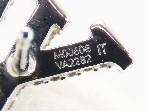 ルイヴィトン M00608 ブックル ドレイユ ピアス シルバー　ラインストーン ヴィトン ブックル ドレイユLVアイコニック ストラス M00608 GP