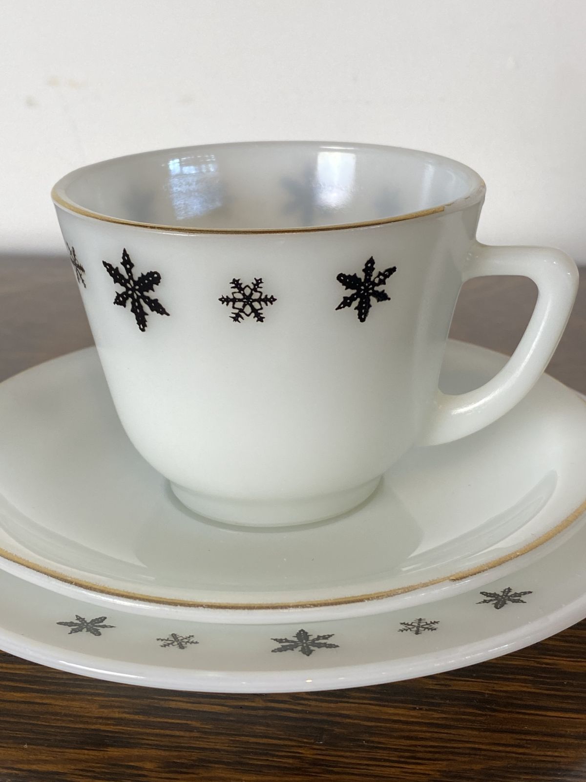 イギリス製 JAJ PYREX オールドパイレックス カップ&ソーサー