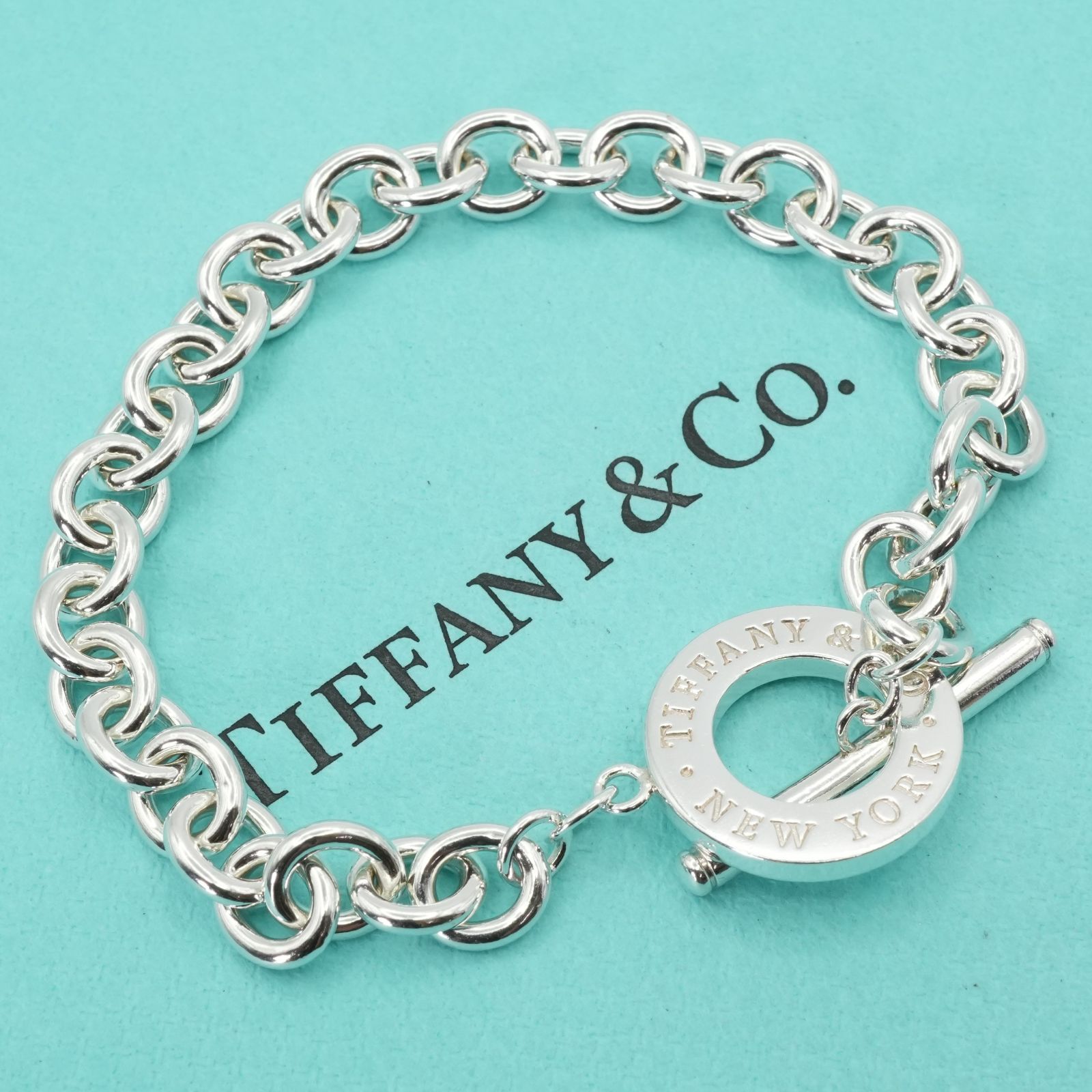 海外現行品 磨き済 ティファニー パール トグル ブレスレット シルバー ティファニー TIFFANY&Co. トグルパール ブレスレット シルバー