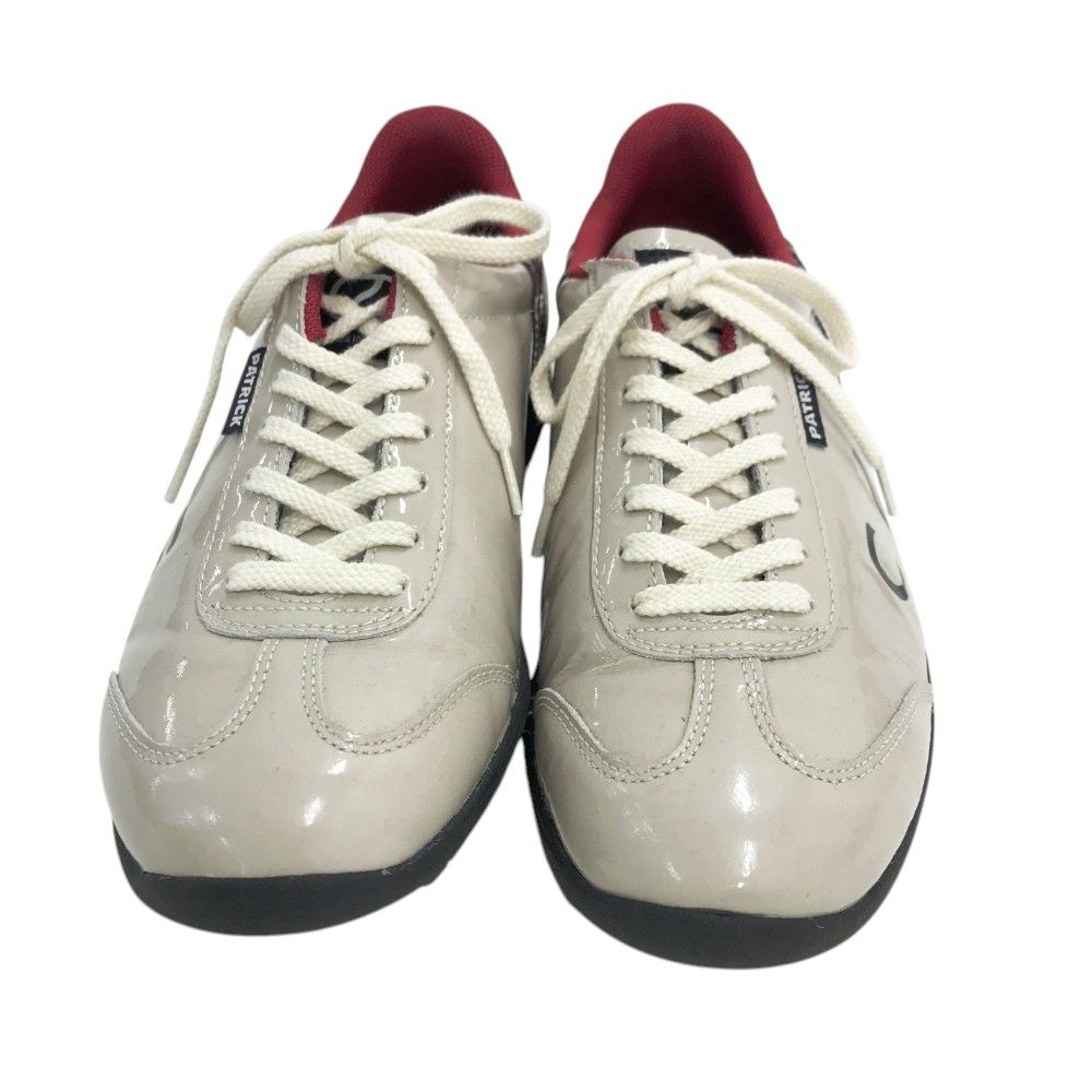 CPG GOLF シーピージーゴルフ ×PATRICK 2024年モデル スパイクレス ゴルフシューズ エナメル  ベージュ系 40 [240101456704] ゴルフウェア メンズ ストスト CPG GOLF シーピージーゴルフ ×PATRICK 2024年モデル スパイク