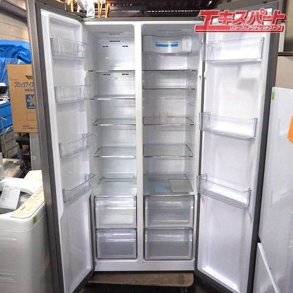 AQUA/アクア AQR-SBS45J 2ドア 449L 観音開き 冷蔵庫 2019年製