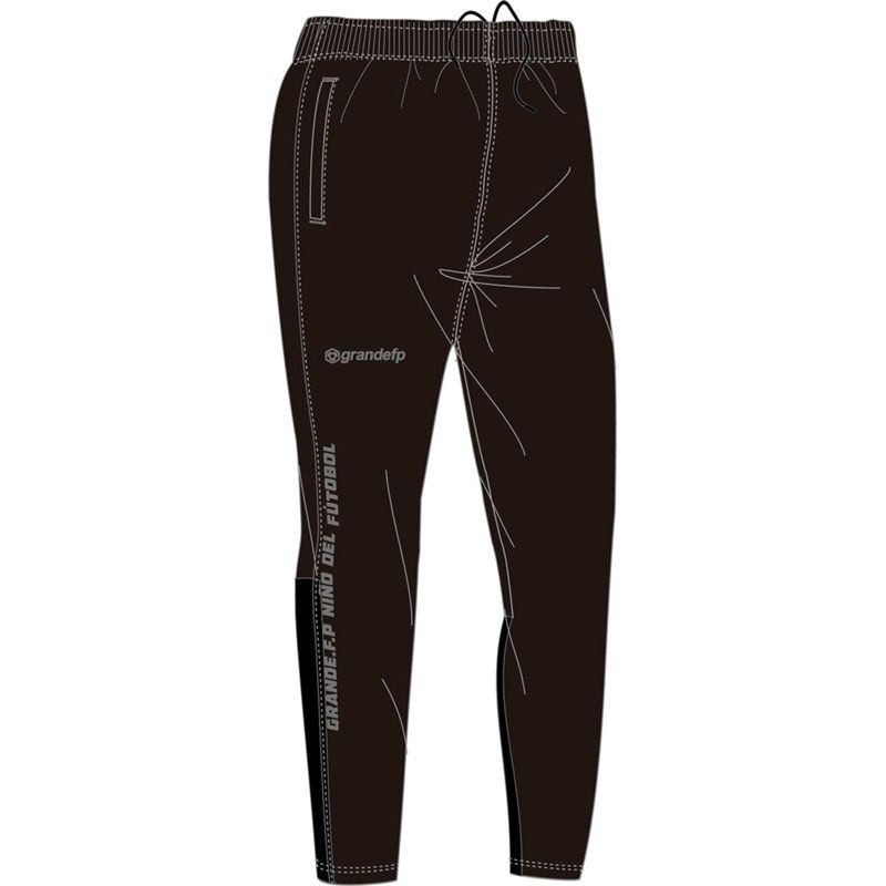 grande グランデ NINO DEL F.B.FDジャージパンツ フットサルWUPニットパンツ gfph20699-0915 BLK GRY