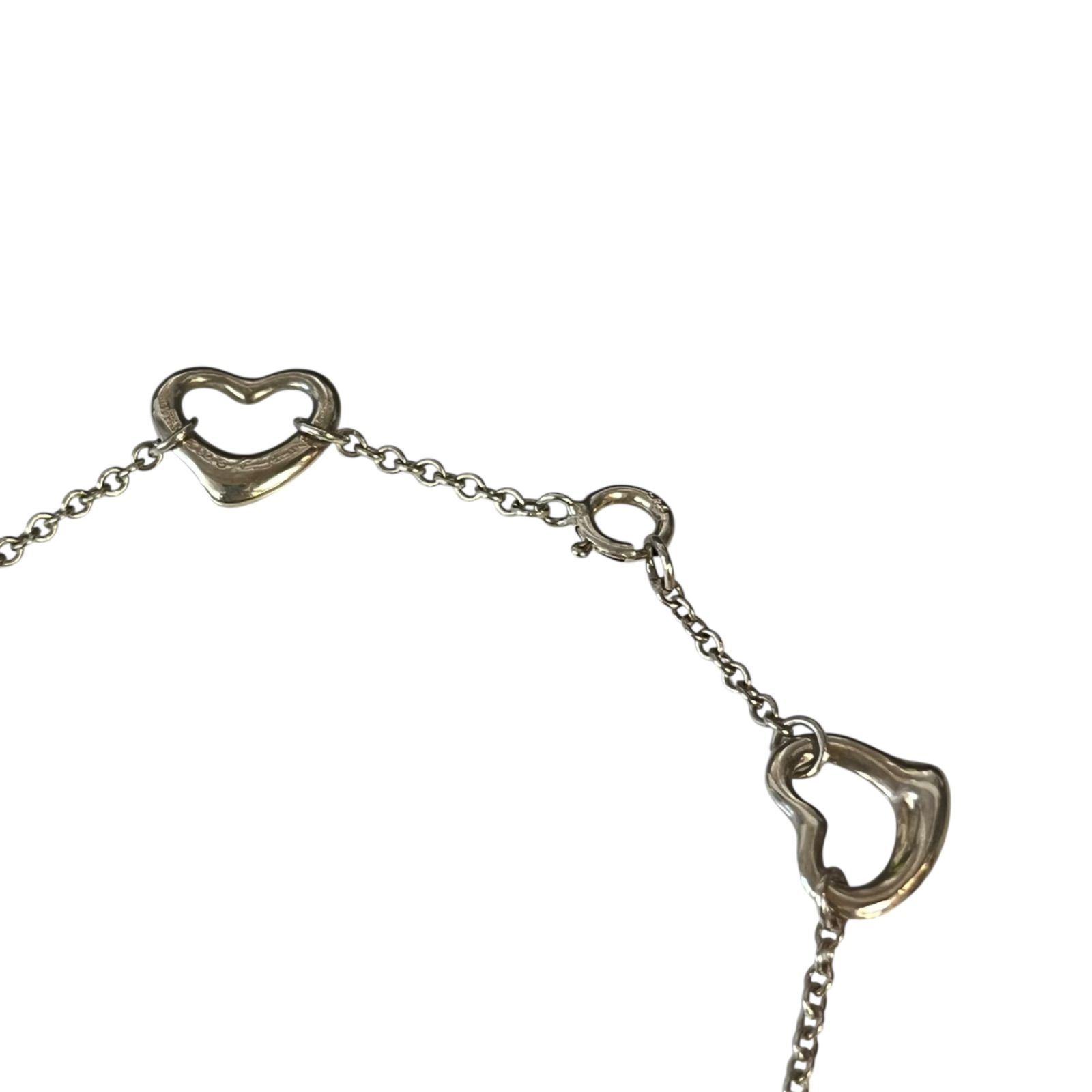 管32049】TIFFANY&Co. ティファニー オープンハート ブレスレット