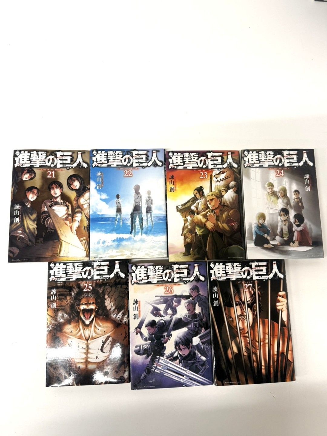 漫画 進撃の巨人1〜34巻 全巻セット 美品 美品】進撃の