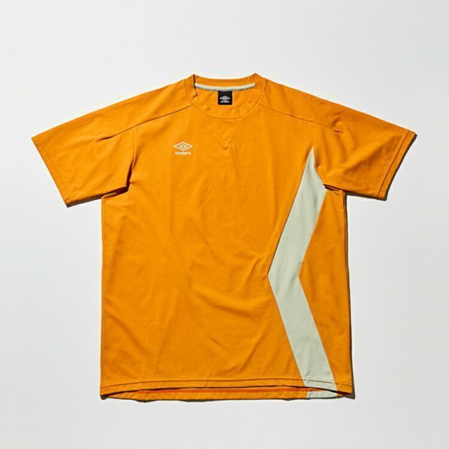 umbro アンブロ プラクテイスシヤツ オレンジ XO UUUVJA64 OPOG | スポーツ スポーツ用品 運動 服 衣類 ウエア トップス シャツ Tシャツ 半袖 カジュアル デザイン 着心地 機能性 ロゴ 柄 サッカー フ