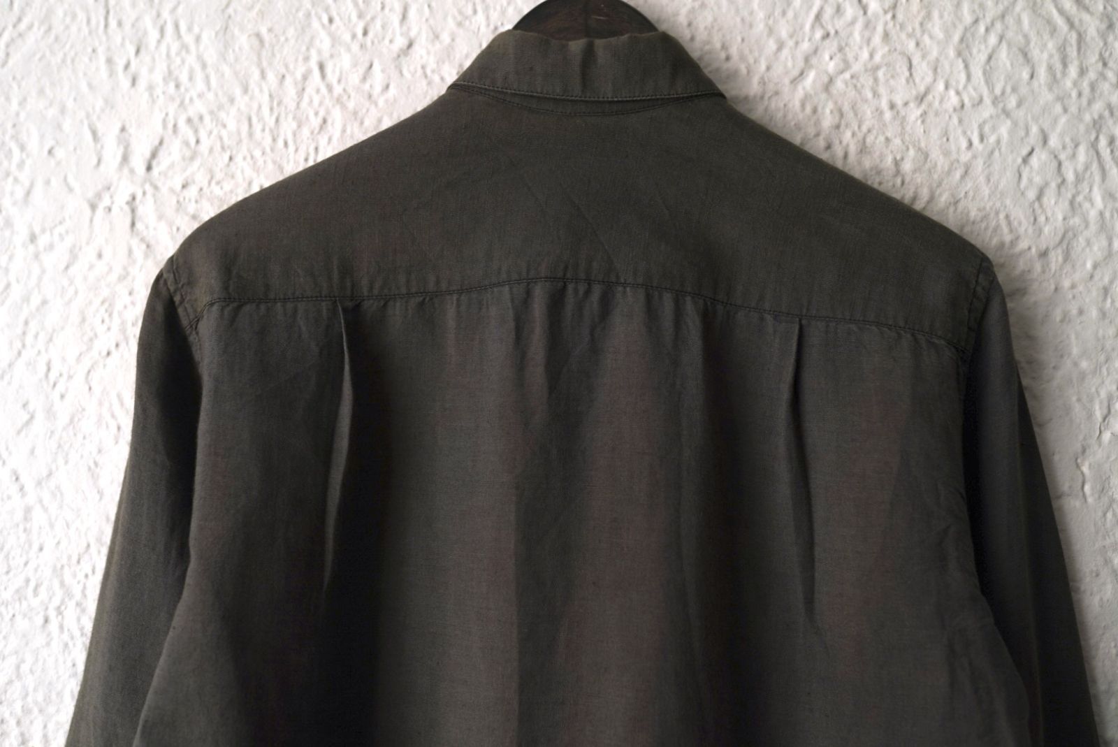 18SS TYS06 コットンリネンプレーンシャツ / Geoffrey.B.Small