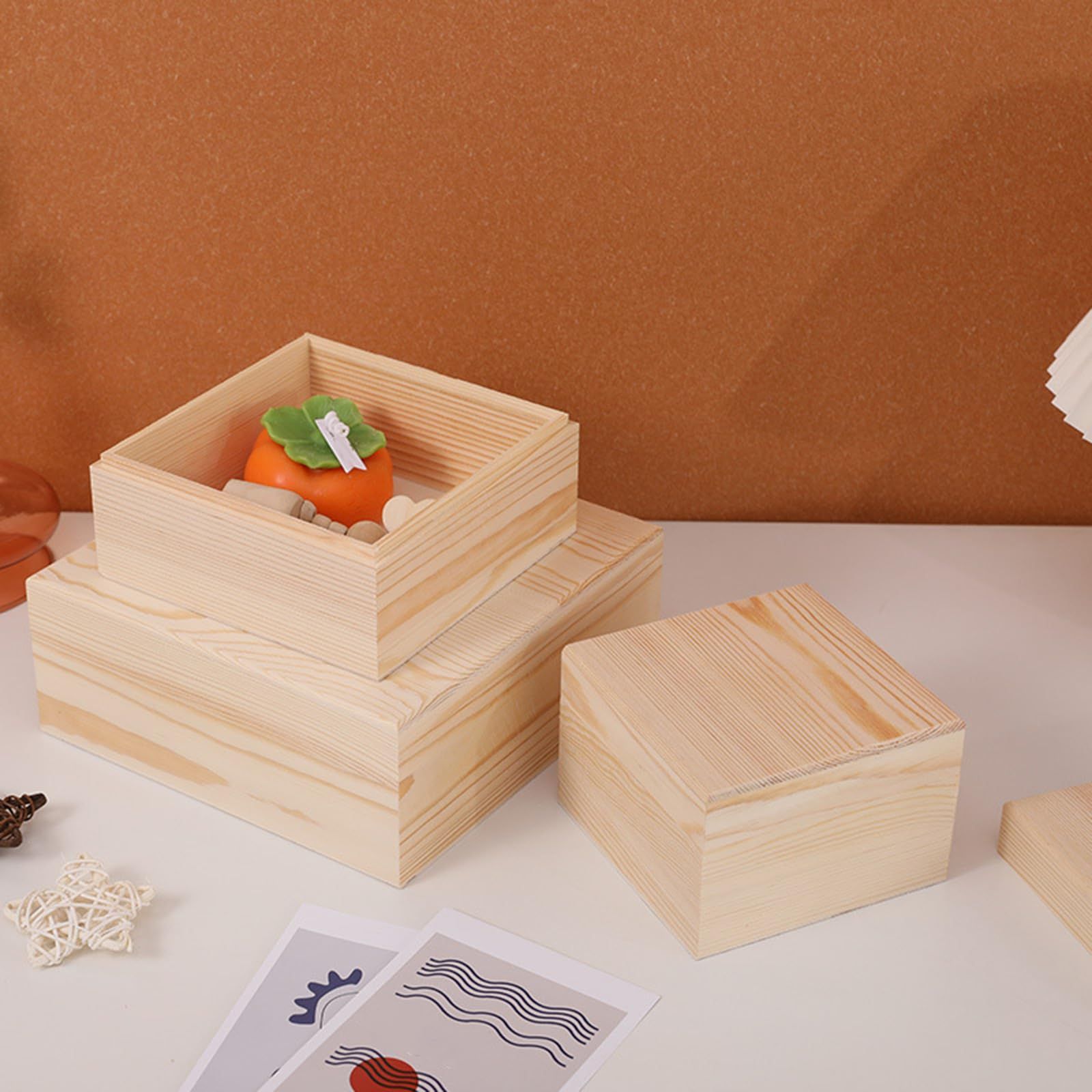 新品 Folpus 木箱 木製収納ボックス 蓋付き 木製 箱 新品 Folpus 木箱 木製収納ボックス 蓋付き 木製 箱