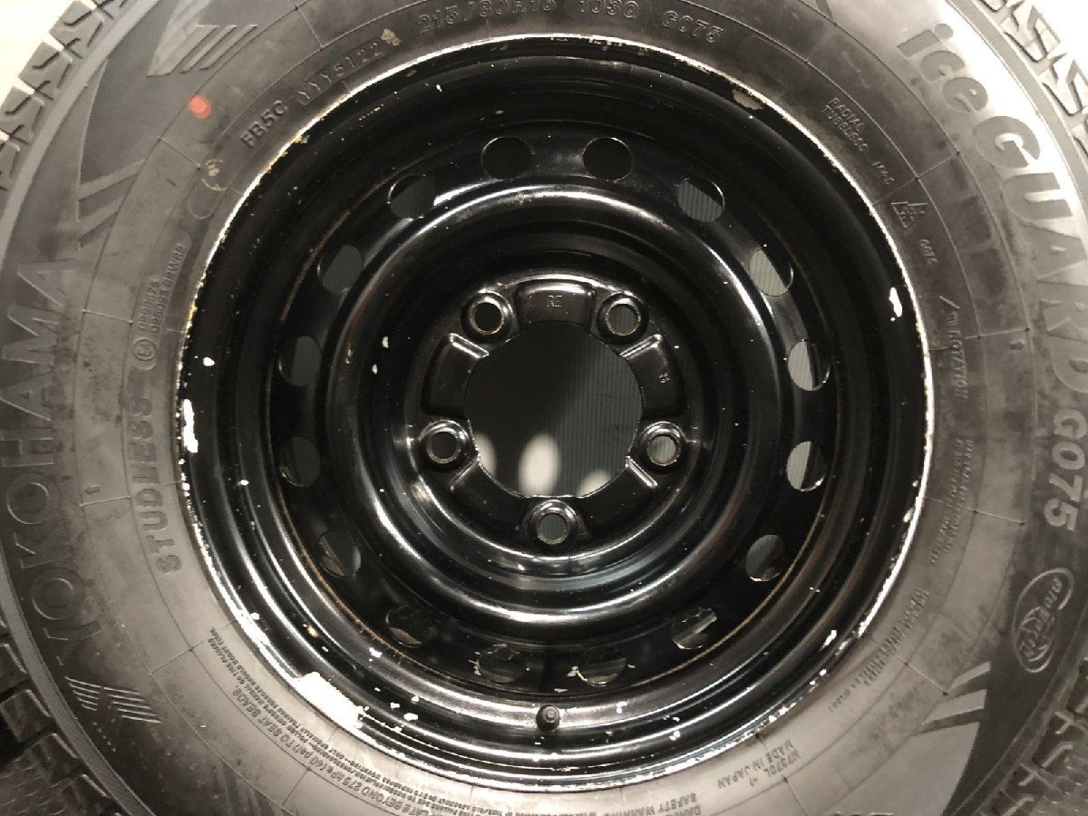 タイヤ新品 22年製【YK G075 215/80R16】スタッドレス【トヨタ 
