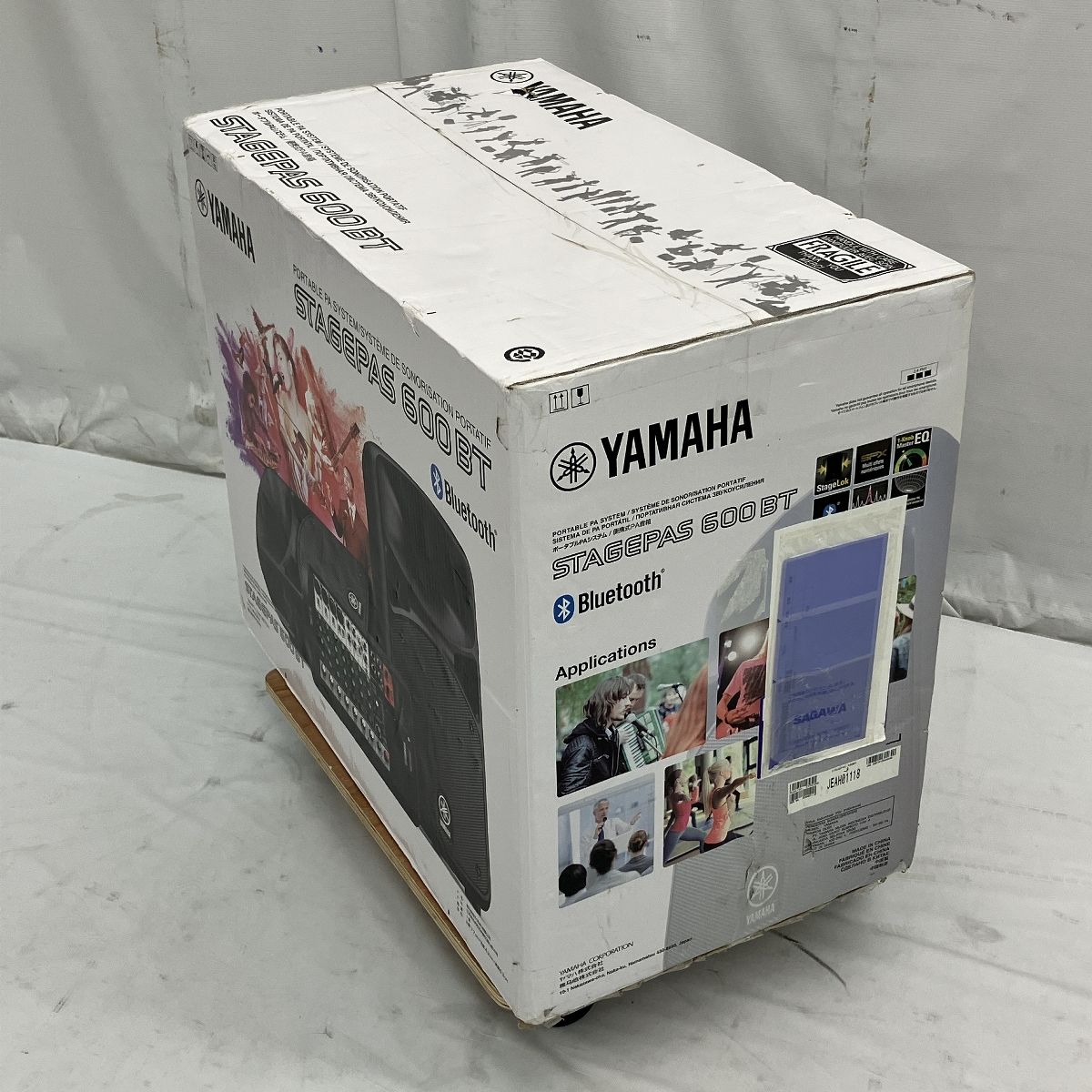 【動作保証】YAMAHA STAGEPAS600BT ポータブルPAシステム ポータブル 簡単 軽量 DSP Bluetooth 未使用 C8974045